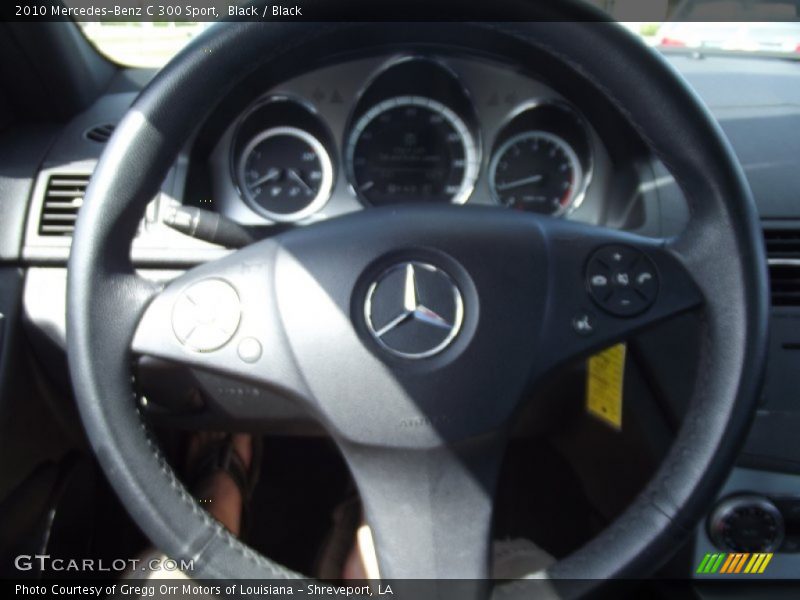 Black / Black 2010 Mercedes-Benz C 300 Sport