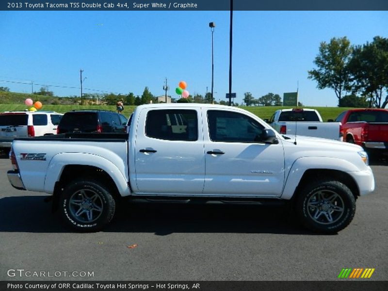 Super White / Graphite 2013 Toyota Tacoma TSS Double Cab 4x4
