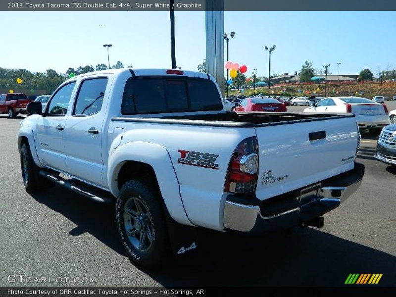Super White / Graphite 2013 Toyota Tacoma TSS Double Cab 4x4