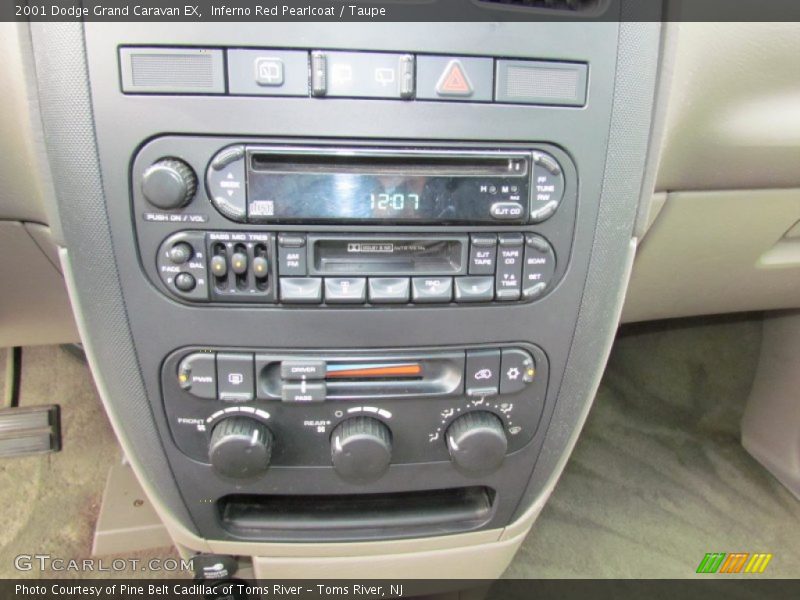 Inferno Red Pearlcoat / Taupe 2001 Dodge Grand Caravan EX