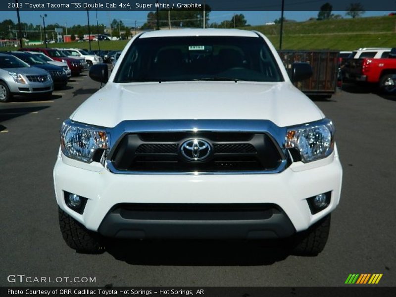 Super White / Graphite 2013 Toyota Tacoma TSS Double Cab 4x4