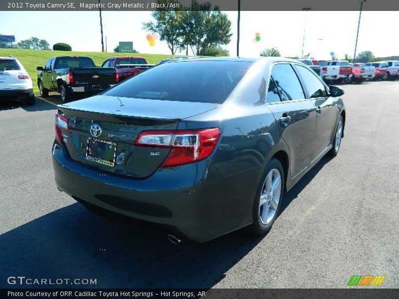 Magnetic Gray Metallic / Black/Ash 2012 Toyota Camry SE