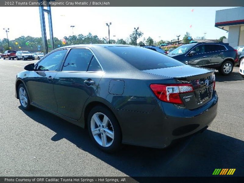 Magnetic Gray Metallic / Black/Ash 2012 Toyota Camry SE