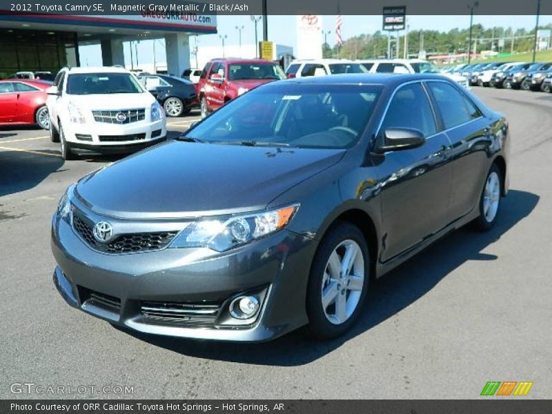 Magnetic Gray Metallic / Black/Ash 2012 Toyota Camry SE