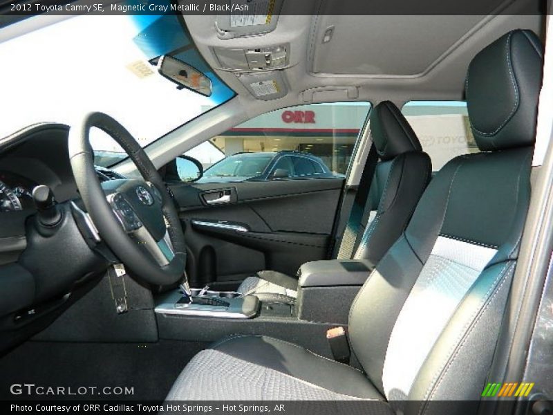 Magnetic Gray Metallic / Black/Ash 2012 Toyota Camry SE