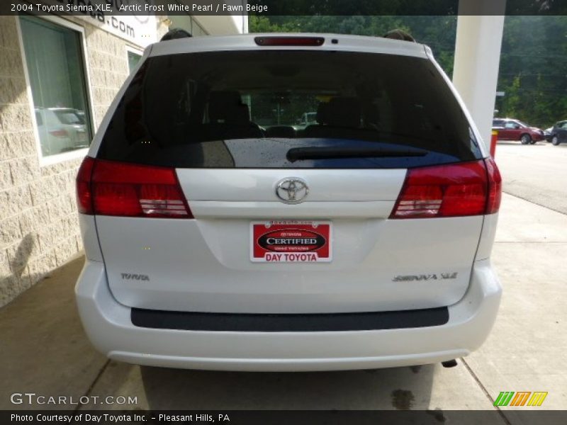 Arctic Frost White Pearl / Fawn Beige 2004 Toyota Sienna XLE