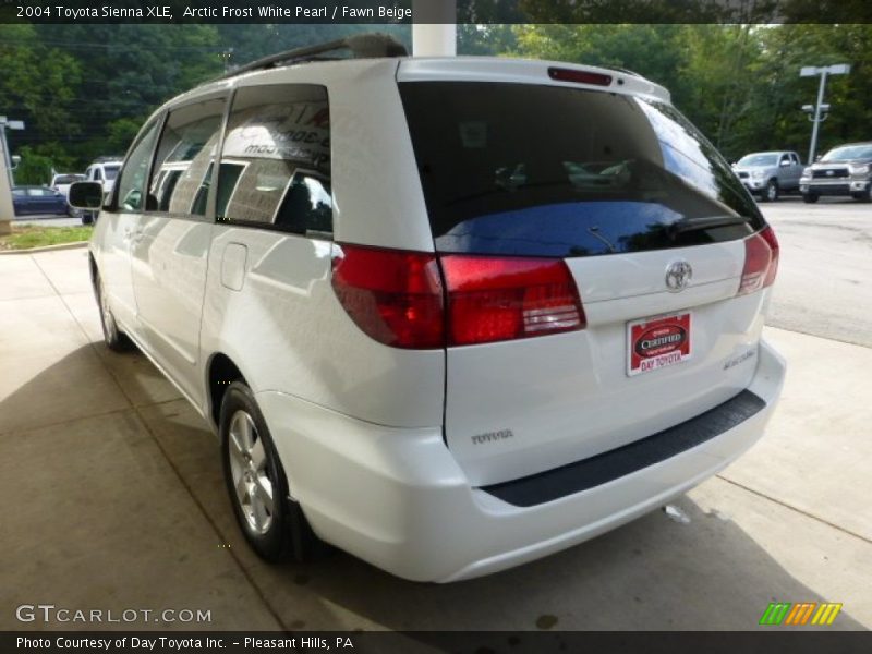 Arctic Frost White Pearl / Fawn Beige 2004 Toyota Sienna XLE