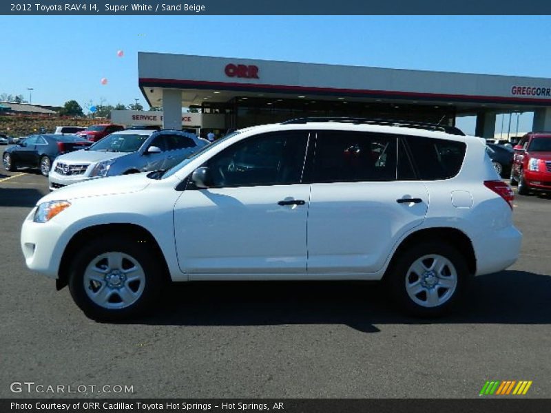 Super White / Sand Beige 2012 Toyota RAV4 I4