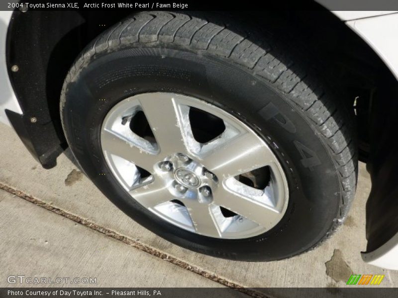 Arctic Frost White Pearl / Fawn Beige 2004 Toyota Sienna XLE