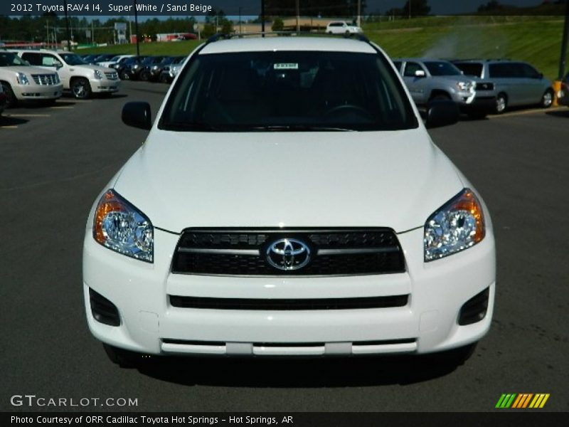 Super White / Sand Beige 2012 Toyota RAV4 I4
