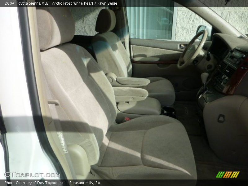 Arctic Frost White Pearl / Fawn Beige 2004 Toyota Sienna XLE