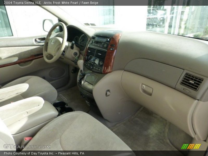 Arctic Frost White Pearl / Fawn Beige 2004 Toyota Sienna XLE