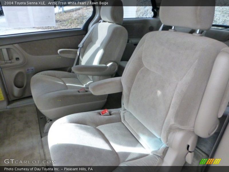 Arctic Frost White Pearl / Fawn Beige 2004 Toyota Sienna XLE