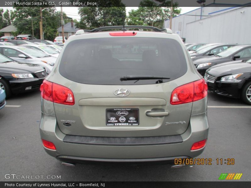 Golden Beige / Beige 2007 Hyundai Santa Fe GLS