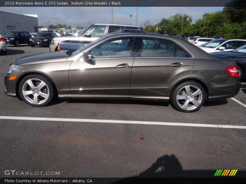 Indium Grey Metallic / Black 2010 Mercedes-Benz E 350 Sedan