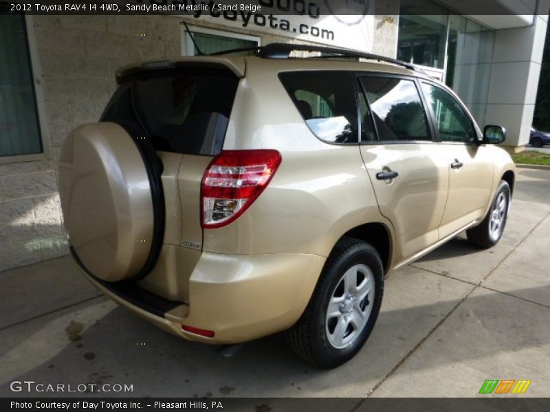 Sandy Beach Metallic / Sand Beige 2012 Toyota RAV4 I4 4WD