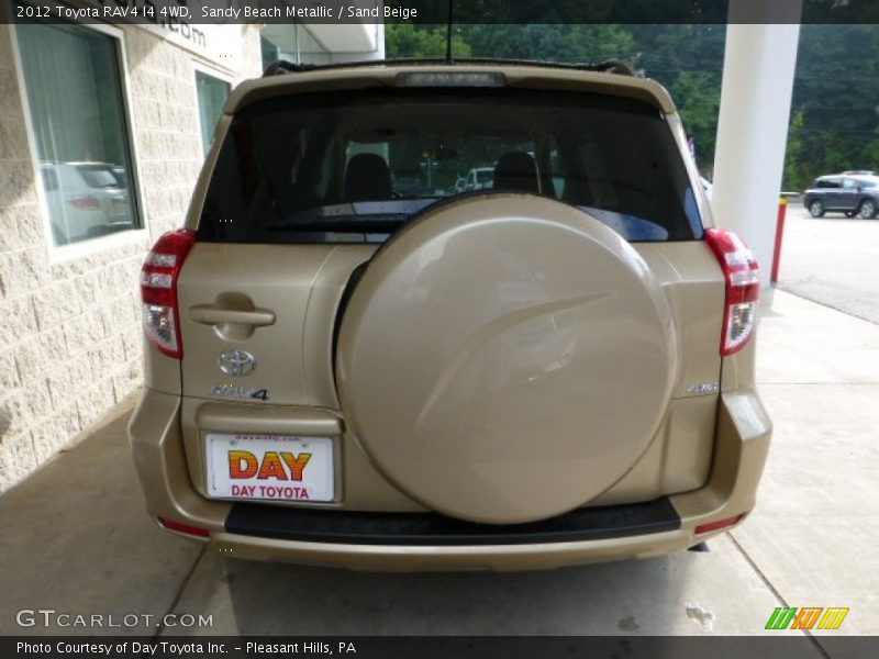 Sandy Beach Metallic / Sand Beige 2012 Toyota RAV4 I4 4WD