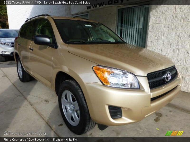 Sandy Beach Metallic / Sand Beige 2012 Toyota RAV4 I4 4WD