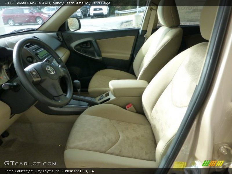 Sandy Beach Metallic / Sand Beige 2012 Toyota RAV4 I4 4WD
