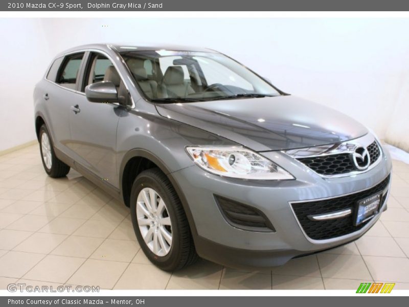 Dolphin Gray Mica / Sand 2010 Mazda CX-9 Sport