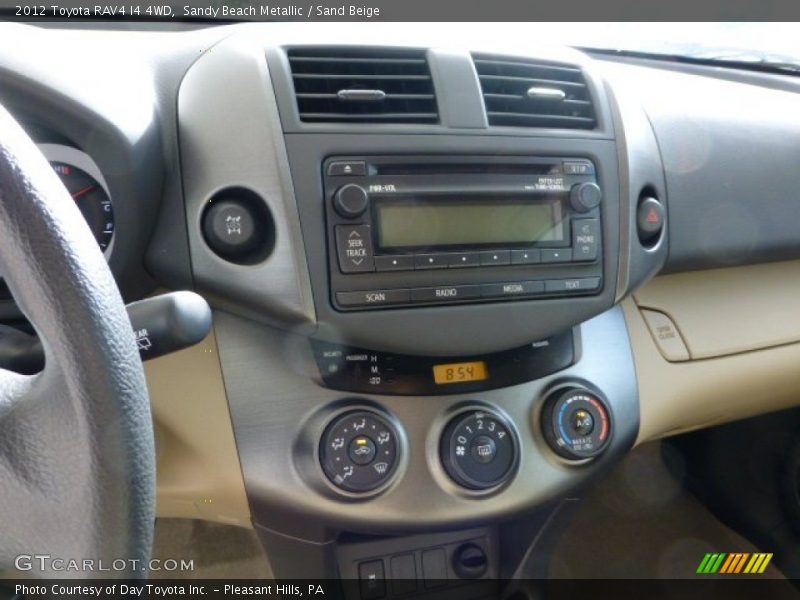 Sandy Beach Metallic / Sand Beige 2012 Toyota RAV4 I4 4WD