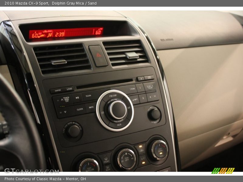 Dolphin Gray Mica / Sand 2010 Mazda CX-9 Sport