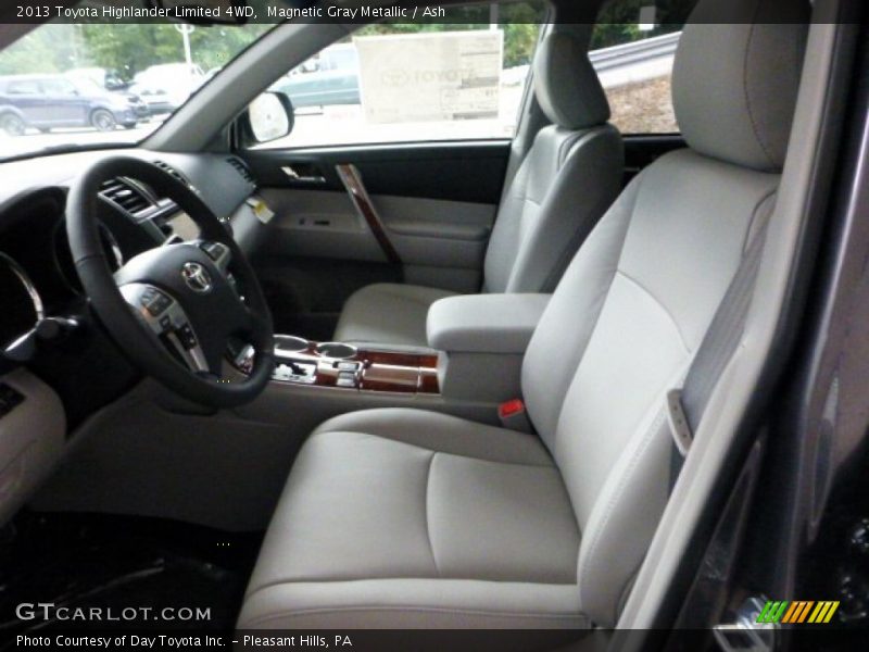 Magnetic Gray Metallic / Ash 2013 Toyota Highlander Limited 4WD