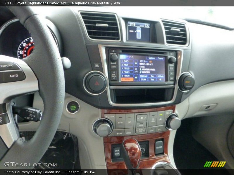 Magnetic Gray Metallic / Ash 2013 Toyota Highlander Limited 4WD