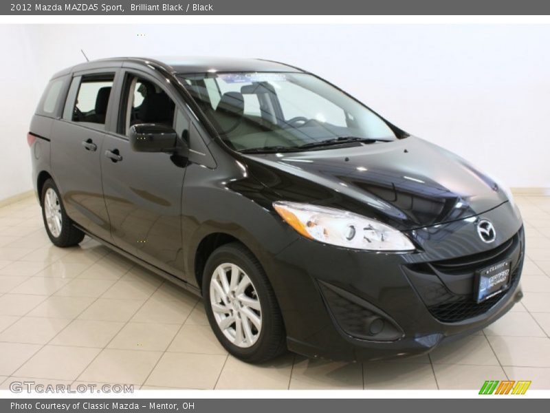 Brilliant Black / Black 2012 Mazda MAZDA5 Sport