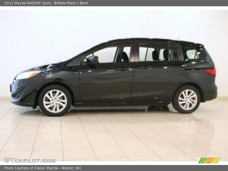 Brilliant Black / Black 2012 Mazda MAZDA5 Sport