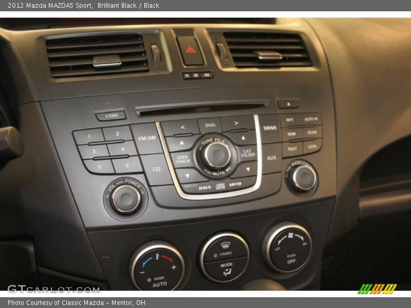 Brilliant Black / Black 2012 Mazda MAZDA5 Sport