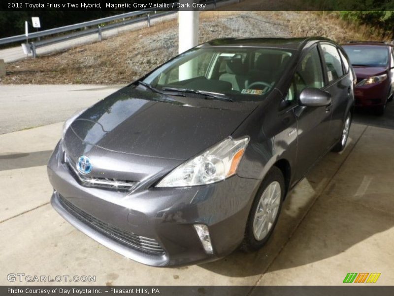 Magnetic Gray Metallic / Dark Gray 2012 Toyota Prius v Two Hybrid