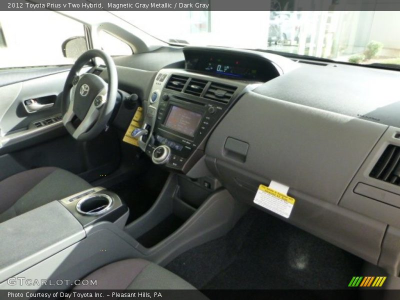 Magnetic Gray Metallic / Dark Gray 2012 Toyota Prius v Two Hybrid