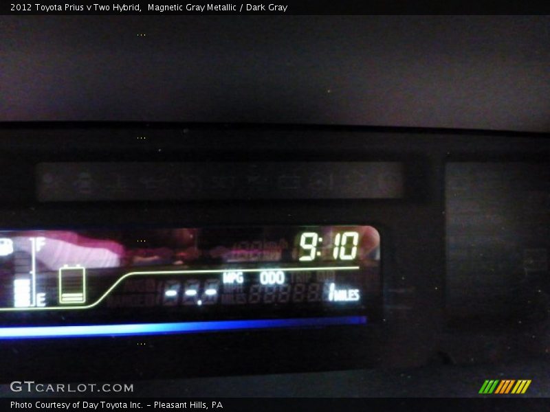 Magnetic Gray Metallic / Dark Gray 2012 Toyota Prius v Two Hybrid