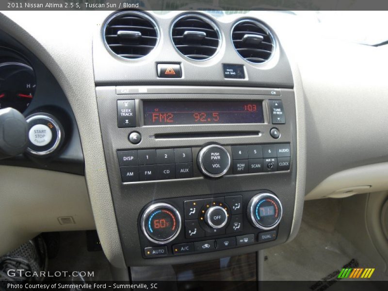 Tuscan Sun / Blond 2011 Nissan Altima 2.5 S