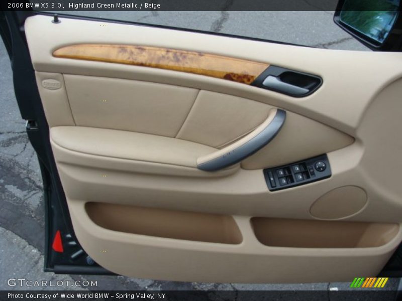 Highland Green Metallic / Beige 2006 BMW X5 3.0i