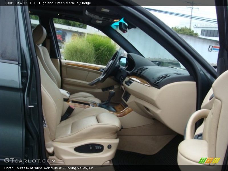 Highland Green Metallic / Beige 2006 BMW X5 3.0i