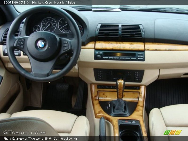 Highland Green Metallic / Beige 2006 BMW X5 3.0i