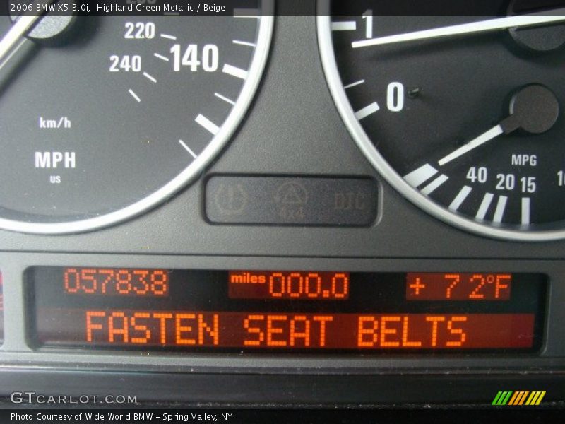 Highland Green Metallic / Beige 2006 BMW X5 3.0i
