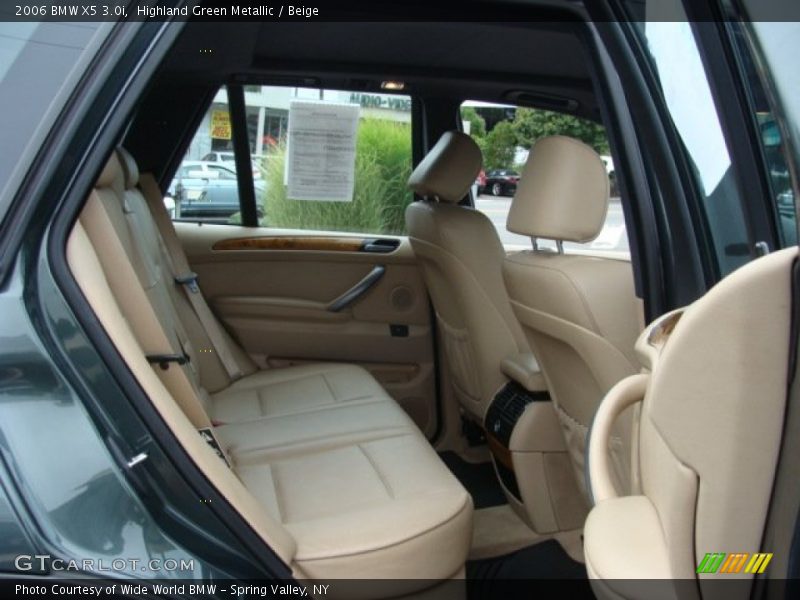 Highland Green Metallic / Beige 2006 BMW X5 3.0i