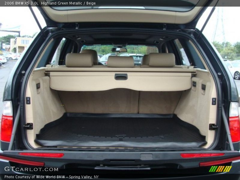 Highland Green Metallic / Beige 2006 BMW X5 3.0i