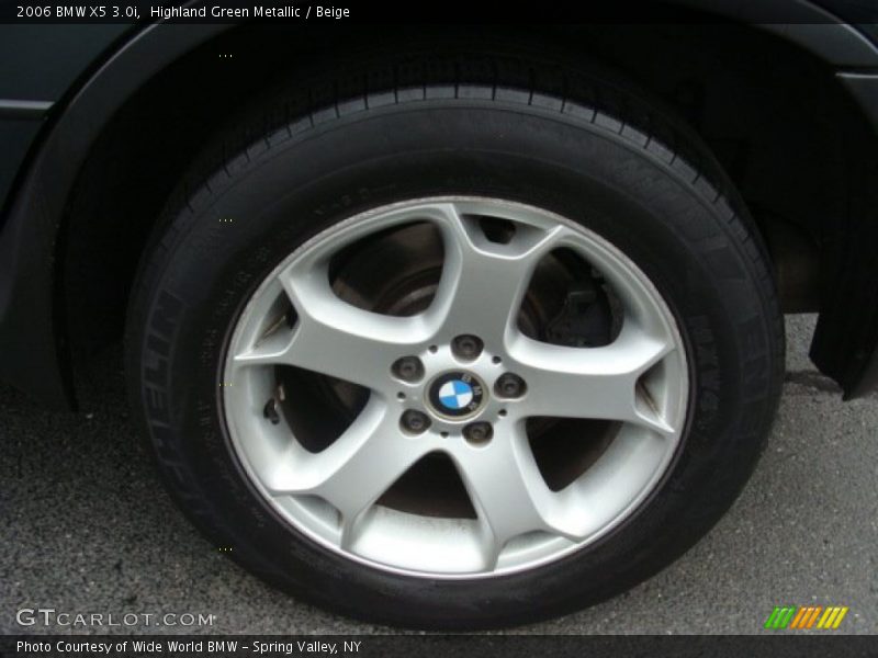 Highland Green Metallic / Beige 2006 BMW X5 3.0i