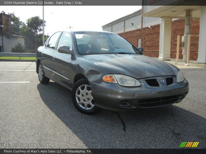 Slate Gray / Gray 2000 Hyundai Elantra GLS Sedan