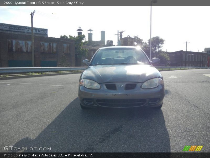 Slate Gray / Gray 2000 Hyundai Elantra GLS Sedan
