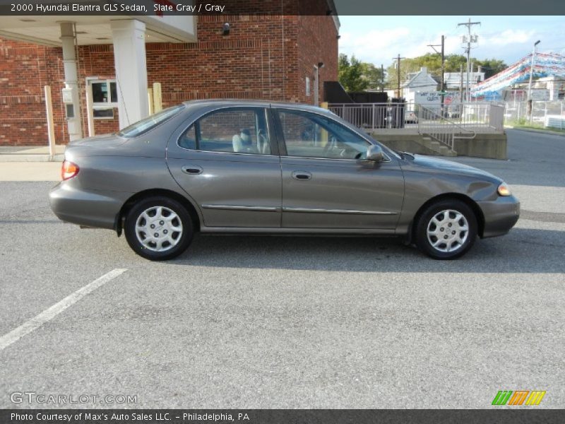 Slate Gray / Gray 2000 Hyundai Elantra GLS Sedan