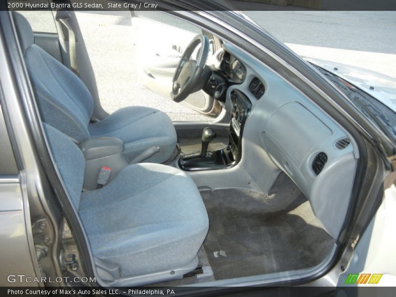 Slate Gray / Gray 2000 Hyundai Elantra GLS Sedan