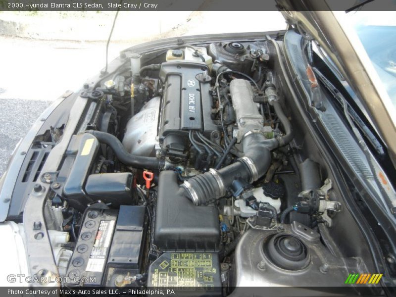 Slate Gray / Gray 2000 Hyundai Elantra GLS Sedan