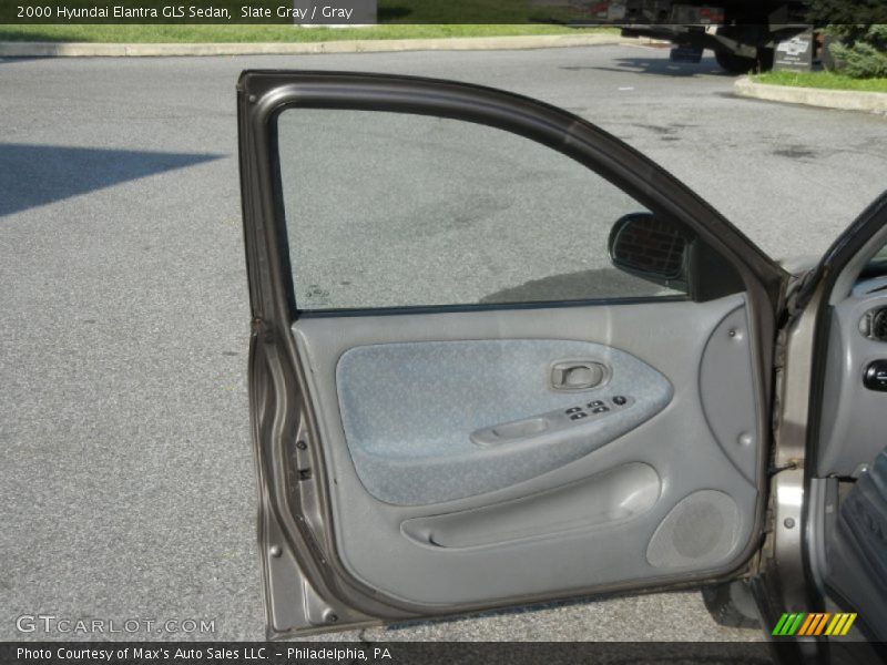 Slate Gray / Gray 2000 Hyundai Elantra GLS Sedan