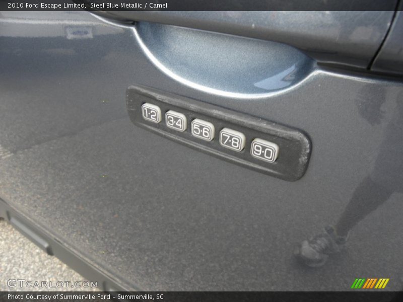 Steel Blue Metallic / Camel 2010 Ford Escape Limited