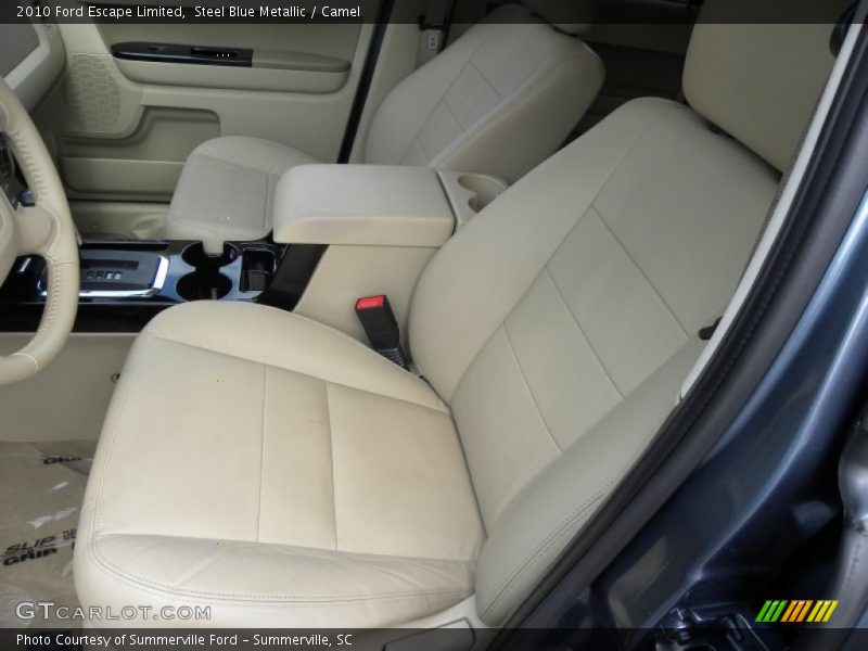 Steel Blue Metallic / Camel 2010 Ford Escape Limited